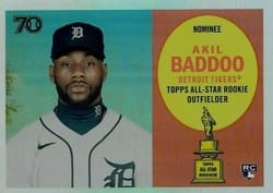 2021 Topps All-Star Rookie Cup Base Set Akil Baddoo #77 card