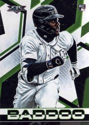 2021 Topps Fire Base Set Akil Baddoo #101 card