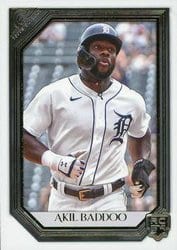 2021 Topps Gallery Base Set Akil Baddoo #74 card
