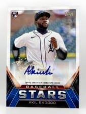 2021 Topps Update Baseball Stars Autographs Akil Baddoo #BSA-AB card