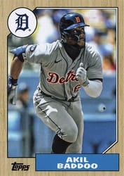 2022 Topps Archives Base Set Akil Baddoo #287 card