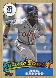 2022 Topps Archives Base Set Akil Baddoo #287b card