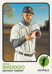 2022 Topps Heritage Base Set Akil Baddoo #300 card