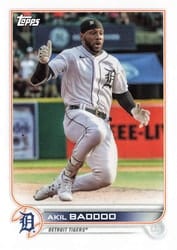 2022 Topps Mini Base Set Akil Baddoo #402 card