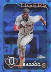 2024 Topps Chrome Sapphire Edition Base Set Akil Baddoo #373 card