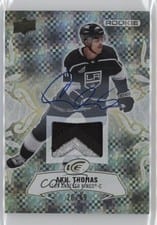 2024-25 Upper Deck Ice Base Gold Auto Patch Akil Thomas #127 card