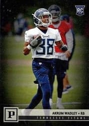 2018 Panini Base Set Akrum Wadley #350 card