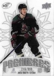 2024-25 Upper Deck Ice Base Set Aku Raty #180 card