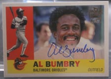 2022 Topps Archives Fan Favorite Autographs Al Bumbry #60FF-AB card
