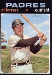 1971 Topps Base Set Al Ferrara #214 card