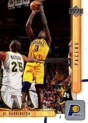 2001-02 Upper Deck Base Set Al Harrington #290 card