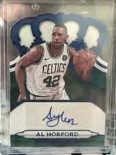 2018 Panini Crown Royale Crown Autographs Al Horford #CA-AHF card
