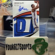 2020-21 Panini Immaculate Collection Patch Autographs Al Horford #PA-ALH card