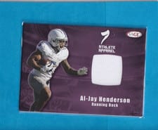 2026 SAGE Football Athlete Apparel Al-Jay Henderson #AA-AJH card