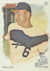 2019 Topps Allen & Ginter Base Set Al Kaline #113 card