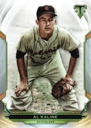 2019 Topps Triple Threads Base Set Al Kaline #43 card