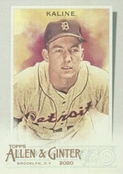 2020 Topps Allen & Ginter Base Set Al Kaline #69 card
