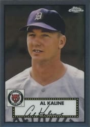 2021 Topps Chrome Platinum Anniversary Base Set Al Kaline #645 card