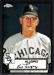 2021 Topps Chrome Platinum Anniversary Base Set Al Lopez #653 card