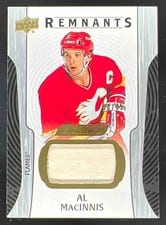 2024-25 Upper Deck Engrained Icons Remnants Al MacInnis #R-AM card