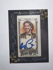 Al Pacino 2025 Topps Allen & Ginter Framed Mini Autographs (Non-Baseball) card