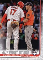 2019 Topps Base Set AL West Studs #266 card