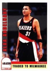 1992-93 Hoops Base Set Alaa Abdelnaby #187 card