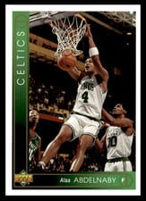 1993-94 Upper Deck Base Set Alaa Abdelnaby #134 card