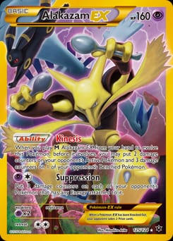 2016 Fates Collide Alakazam-EX #125