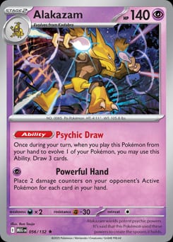 Mega Evolution Alakazam #56 card