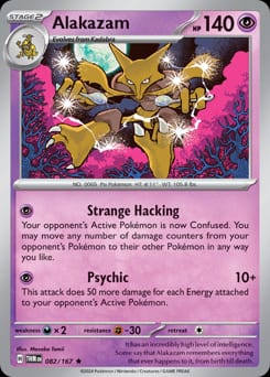 2024 Twilight Masquerade Alakazam #82