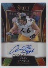 2021 Panini Select Signatures Select Alan Faneca #SSP-AFA card