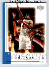 2000-01 Upper Deck Base Set Alan Henderson #3 card