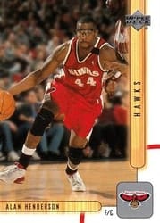 2001-02 Upper Deck Base Set Alan Henderson #3 card