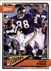 2018 Panini Classics Base Set Alan Page #113 card