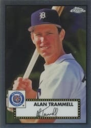 2021 Topps Chrome Platinum Anniversary Base Set Alan Trammell #666 card