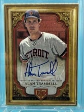 2024 Topps Gilded Collection Gallery of Gold Autographs Alan Trammell #GOG-AT card