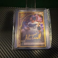 2025 Topps Museum Collection Museum Framed Autographs Alan Trammell #FMA-AT card