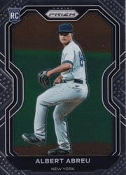 2021 Panini Prizm Base Set Albert Abreu #193 card