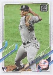 2021 Topps Base Set Albert Abreu #88 card