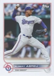 2022 Topps Mini Base Set Albert Abreu #US101 card