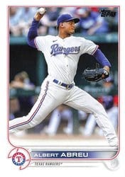 2022 Topps Update Base Set Albert Abreu #US101 card