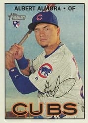 2016 Topps Heritage Base Set Albert Almora #635b card