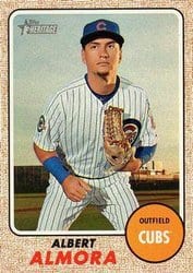 2017 Topps Heritage Base Set Albert Almora #482 card