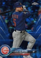 2018 Topps Chrome Sapphire Edition Base Set Albert Almora #432 card
