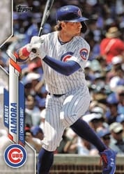 2020 Topps Base Set Albert Almora #37 card