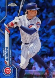 2020 Topps Chrome Sapphire Edition Base Set Albert Almora #37 card
