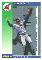 1992 Score Base Set Albert Belle #31 card