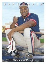 1993 Upper Deck Base Set Albert Belle #586 card
