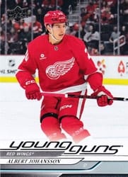 2024-25 Upper Deck Base Set Albert Johansson #475 card